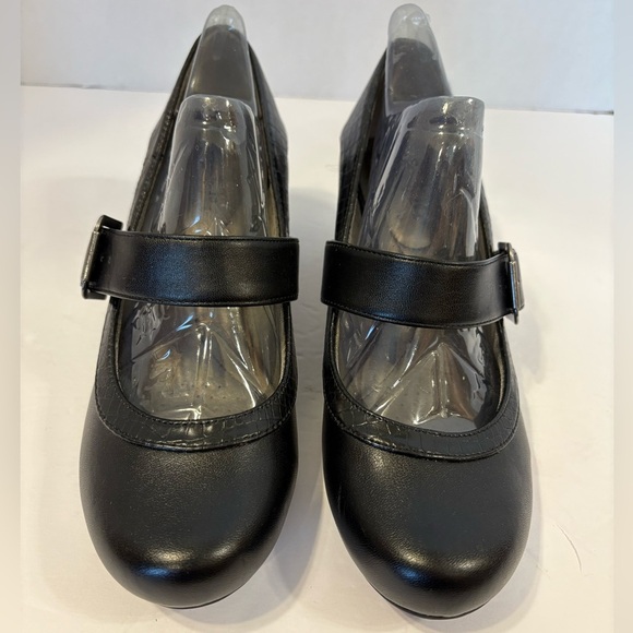 Life Stride Soft Systems Rosalyn black Maryjane heels shoes size 8 M - Picture 1 of 11